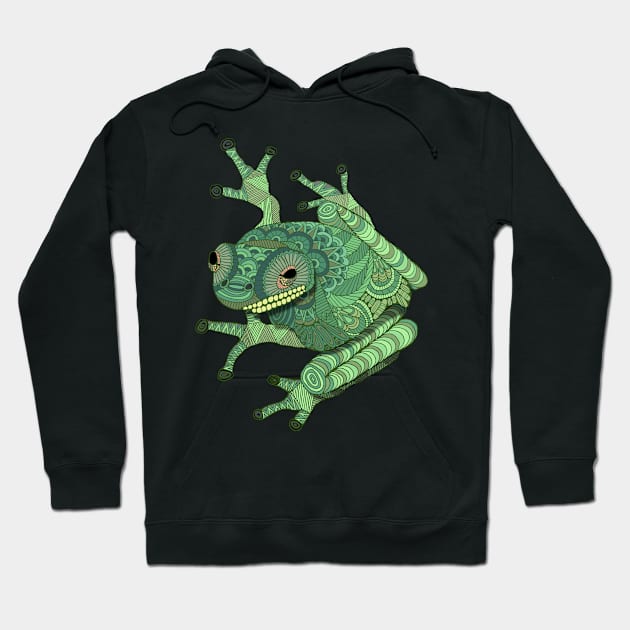 Tree Frog Hoodie by ArtLovePassion